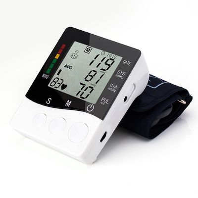 LCD ψηφιακός βραχιόνων πίεσης του αίματος ανώτερος οργάνων ελέγχου της BP ODM cOem μανσετών ψηφιακός