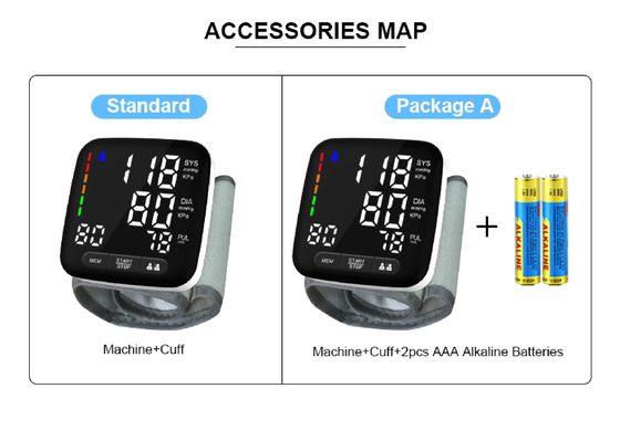 Φορητή ψηφιακή υγεία Sphygmomanometer οργάνων ελέγχου πίεσης του αίματος καρπών ακριβές