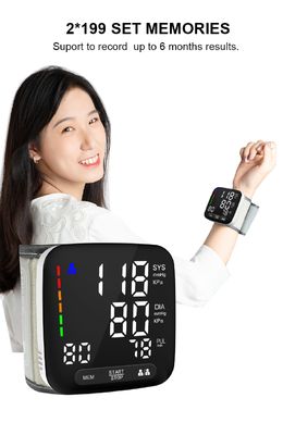 Φορητή ψηφιακή υγεία Sphygmomanometer οργάνων ελέγχου πίεσης του αίματος καρπών ακριβές