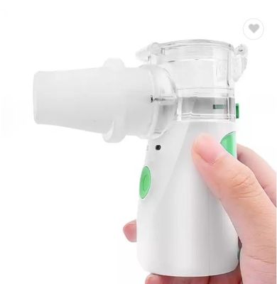 Η υπερηχητική φορητή Nebulizer μηχανή πόσιμη εισπνέει την ηλεκτρική μπαταρία Χ Αντιαεροπορικού Πυροβολικού CE πλέγματος 2 270g
