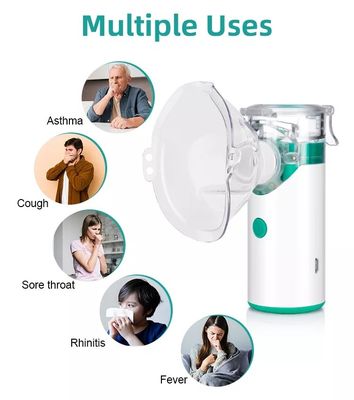 Inhaler Usb επανακαταλογηστέο φορητό υπερηχητικό φορητό Nebulizer πλέγματος για τα παιδιά