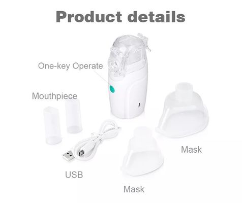 Οικιακά φορητή φορητή Nebulizers Nebulizer πλέγματος φαρμάκων βήχα μασκών μηχανή