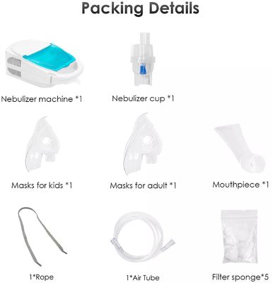 Nebulizer άσθματος CE φορητός cOem συμπιεστών μηχανών φορητός ιατρικός