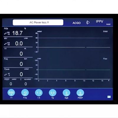 Μηχανή αναισθησίας οθόνης Portable Maquina de Anestesia 10,4 ίντσας LCD