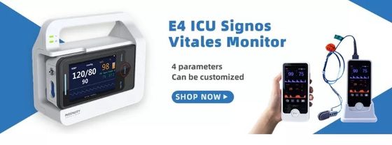 E4 φορητό NIBP Vitals υπομονετικό όργανο ελέγχου παραμέτρου οργάνων ελέγχου πολυ για την πλευρά νοσοκομείων