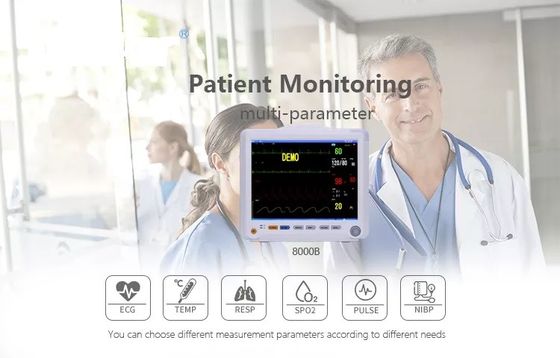 12 Multiparameter ίντσας υπομονετικό οργάνων ελέγχου ETCO2 SPO2 ECG όργανο ελέγχου παραμέτρου ICU οργάνων ελέγχου πολυ